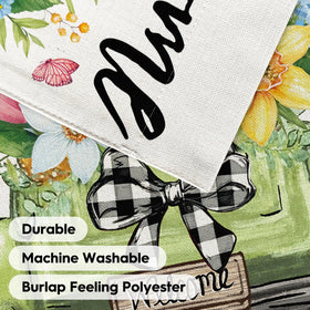 AVOIN colorlife Spring Tulip Flag packaging ready for quick setup.