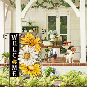 AVOIN colorlife flag featuring sunflower decor for vibrant garden spaces