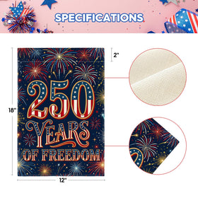 AVOIN colorlife USA anniversary design celebrating 1776-2026 in outdoor decor