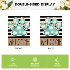 AVOIN colorlife weather-resistant polyester flag withstands outdoor conditions.