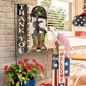 AVOIN colorlife weather-resistant polyester flag withstands outdoor use.