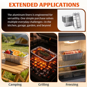 AWEASROY 30-pack provides reliable, heat-resistant liners for frequent grilling.
