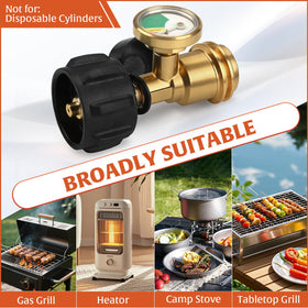 AWEASROY home heater use provides safe propane monitoring.