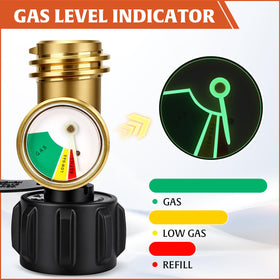 AWEASROY leakproof connection cap prevents gas leaks during transport and use.