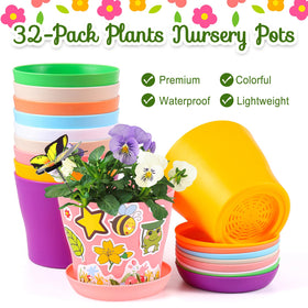 Aweyka colorful plant labels and stickers for tracking growth and care