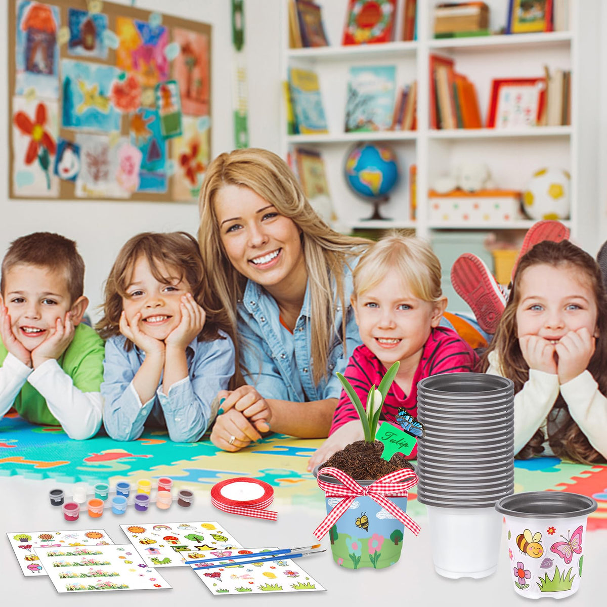 Aweyka indoor-outdoor planting kit suitable for kids and classrooms.