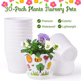 Aweyka spring stickers add seasonal decor to pots and gardens