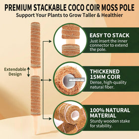 AWIBIKU 7mm aluminum core pole provides strong shape retention