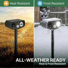 AWISH 120-degree, 40 ft coverage protects large outdoor areas