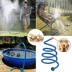 Awpeye brass misting nozzles suitable for scalable outdoor cooling setups.