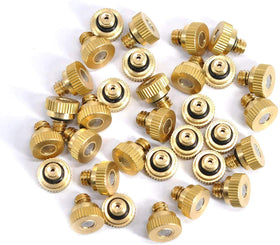 Awpeye brass misting nozzle 10/24 UNC fit for simple patio system installation.