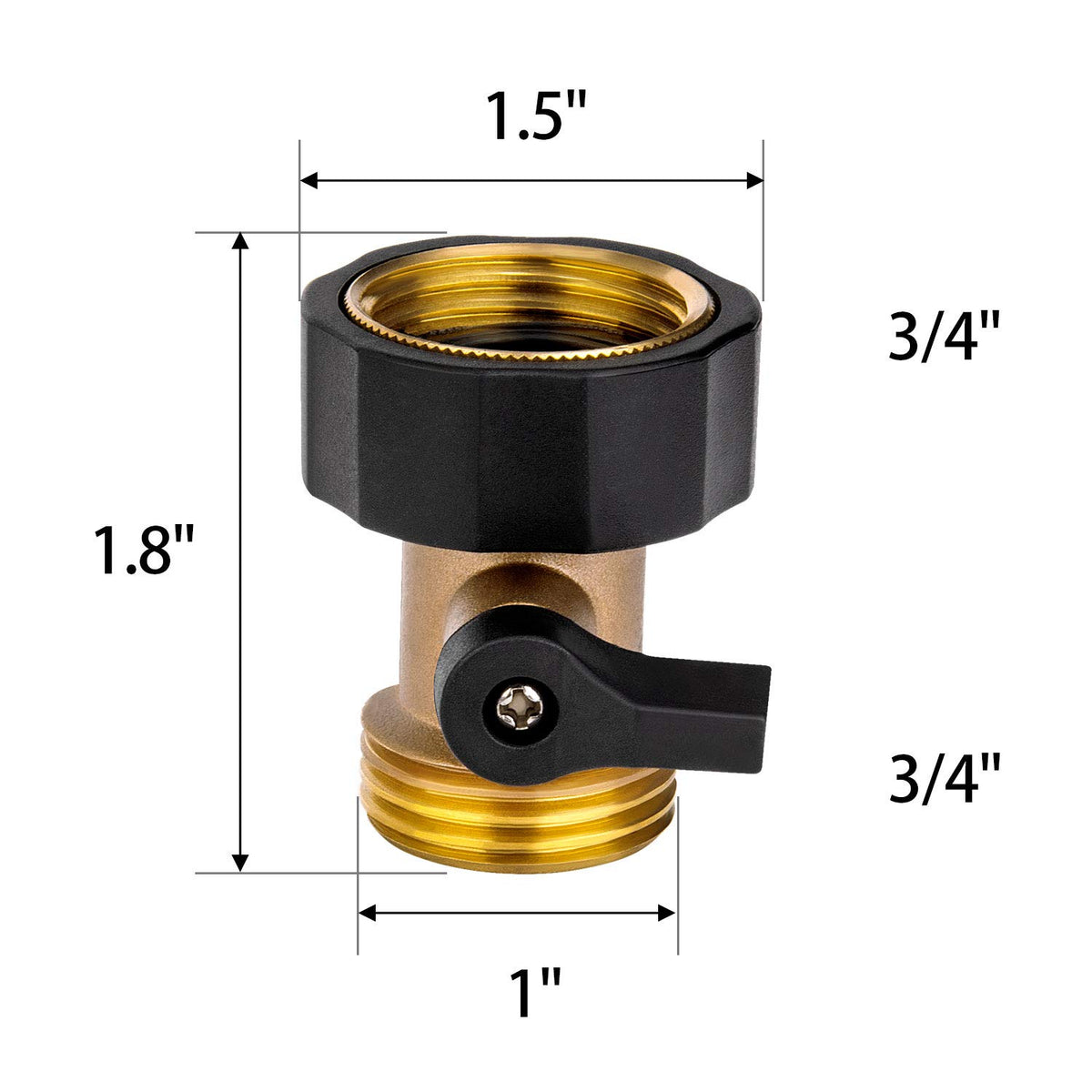Awpeye valve with rubber-grip flow control for comfortable use