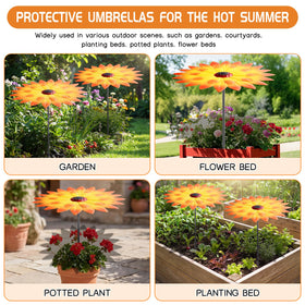 Axcoix 12inch shade for garden beds enhances visuals and protection.