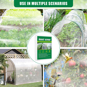Axcoix garden netting durable weatherproof for outdoor use.