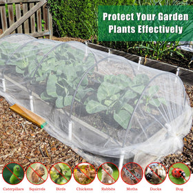 Axcoix strawberry netting cover lets sun through while deterring pests.