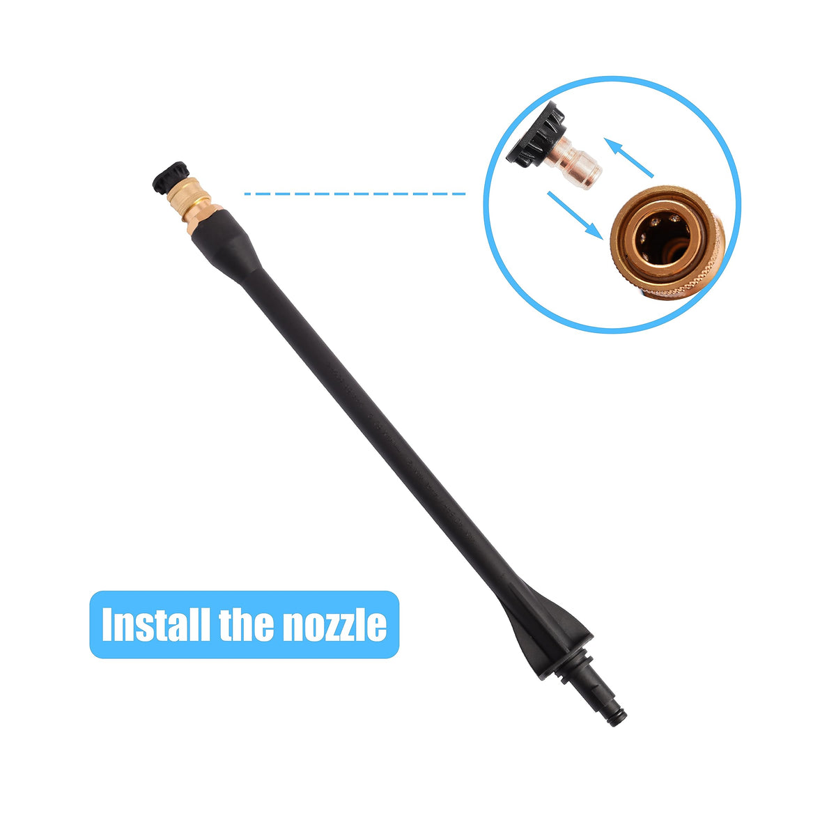 Axfvd nozzle holder keeps spray tips organized during work