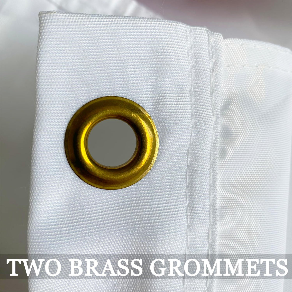 AXJBW four-row stitched flag reinforces stress points for longevity.