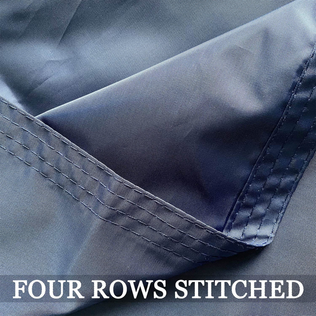 AXJBW all-weather navy flag enduring outdoor conditions
