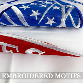 AXJBW outdoor flag suitable for ceremonies, events, or everyday show of pride.