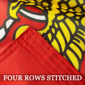 AXJBW USMC flag 3x5 ft ideal for flagpoles and walls