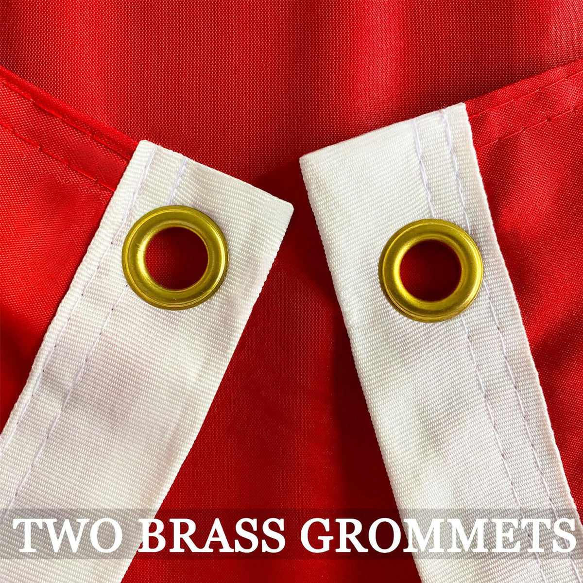 AXJBW USMC flag features four rows of stitching for extra durability