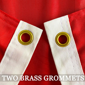 AXJBW USMC flag features four rows of stitching for extra durability