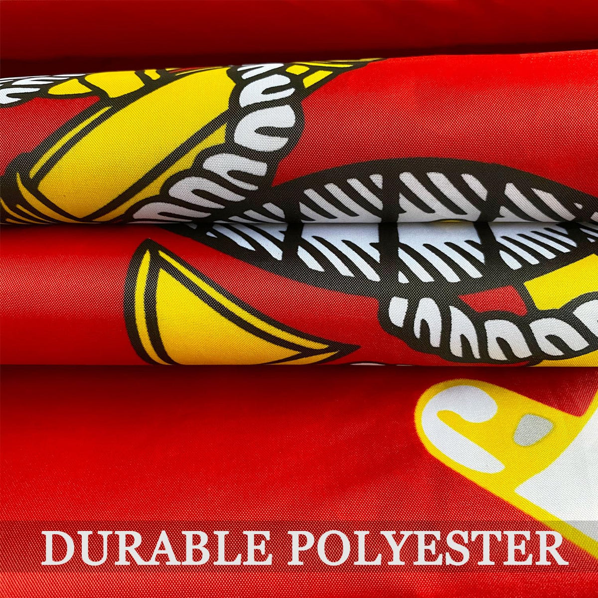 AXJBW USMC flag suitable for outdoor or indoor display
