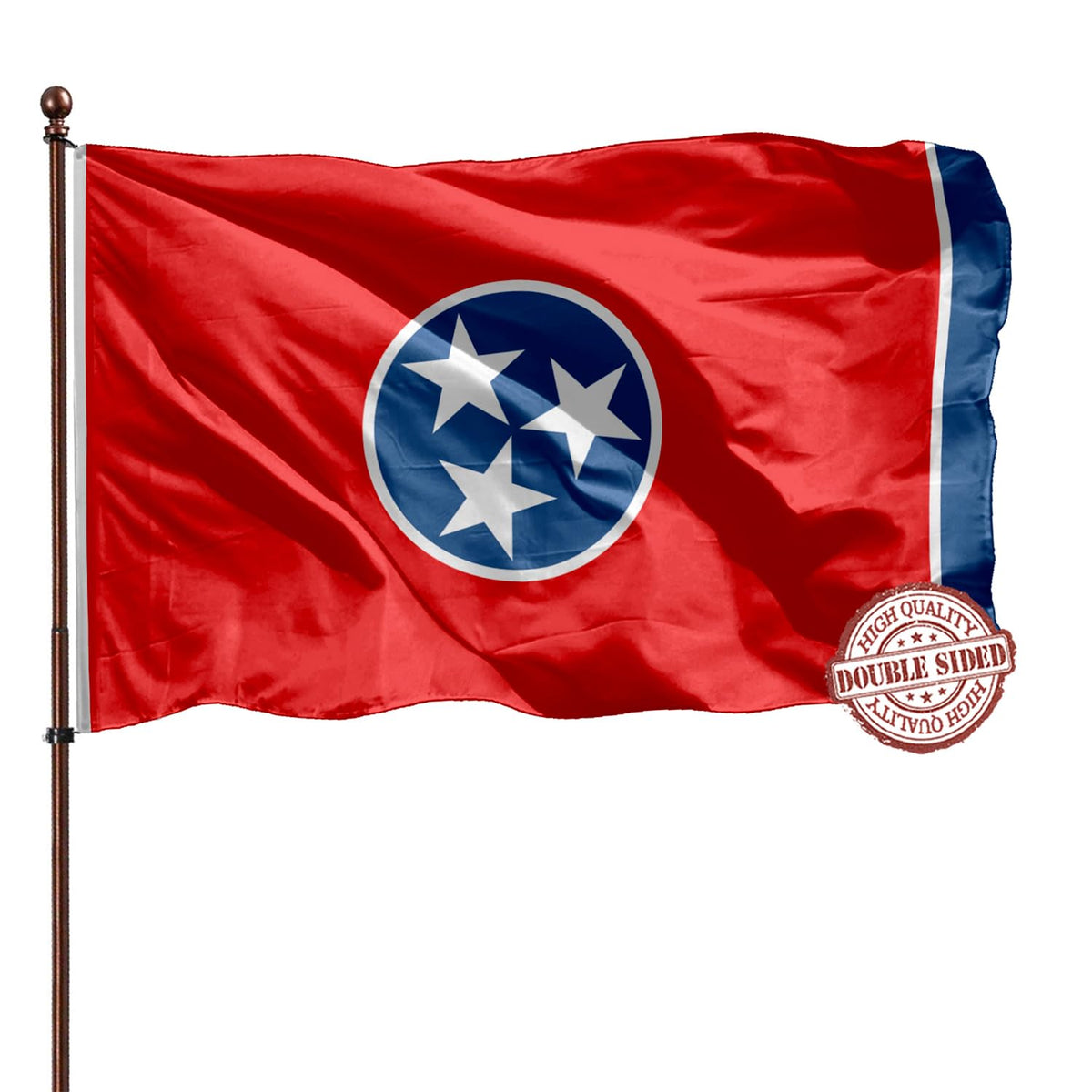 AXJBW Tennessee flag 3x5 double-sided fluttering for outdoor visibility
