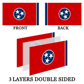 AXJBW flag brass grommets reinforce corners for windy displays
