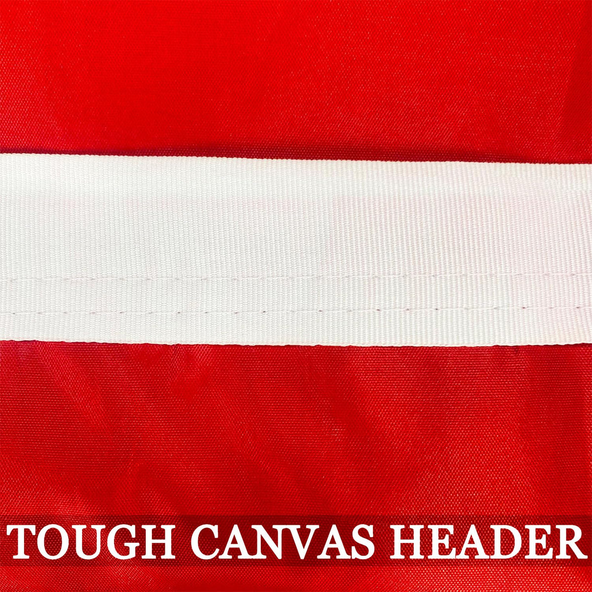 AXJBW Tennessee flag stitching detail shows quality and lasting seams