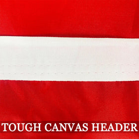 AXJBW Tennessee flag stitching detail shows quality and lasting seams