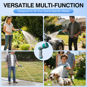 Ergonomic rubberized grip on the AXTRIM nozzle reduces hand fatigue