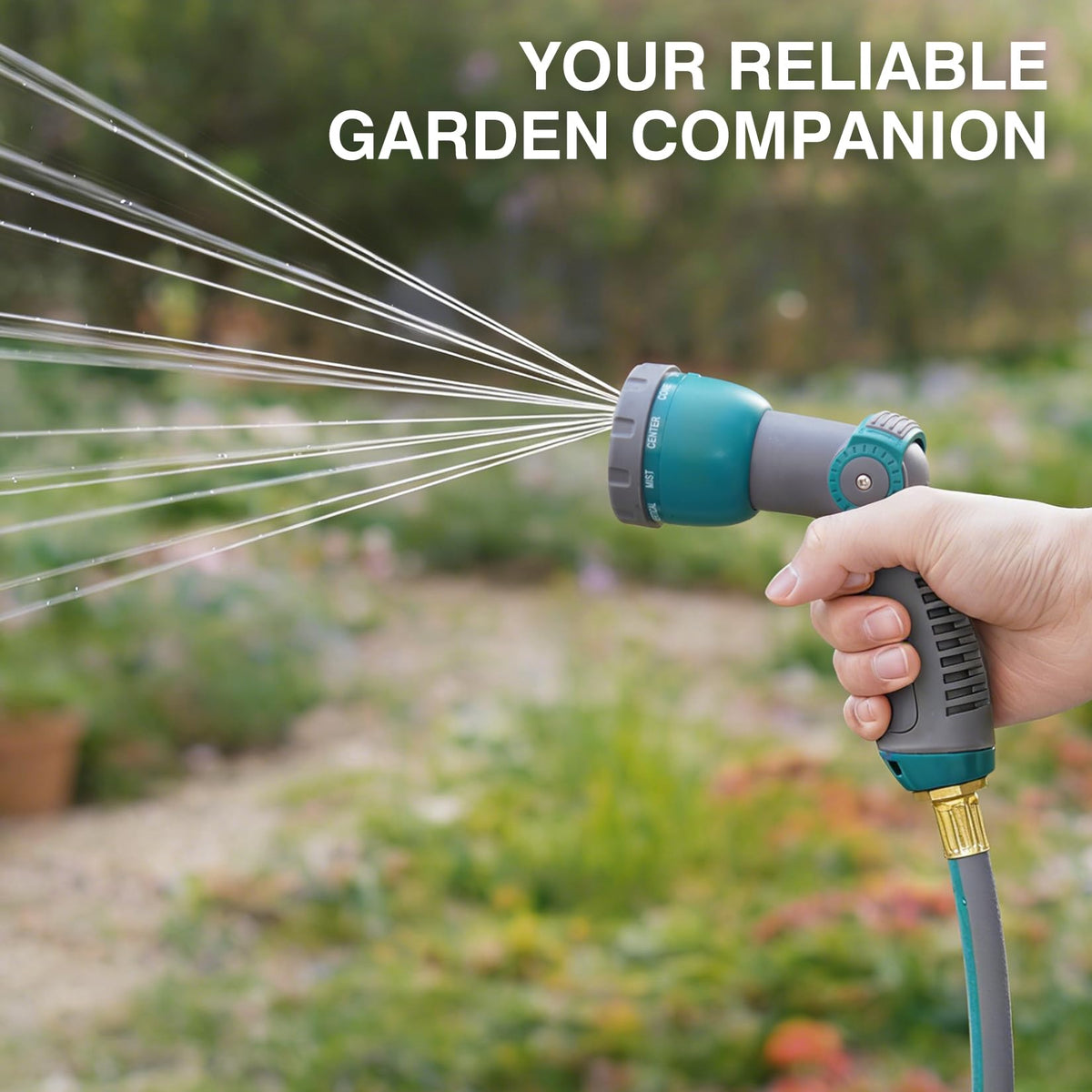 Lock-bar feature enabling hands-free water flow