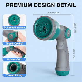 AXTRIM thumb-control nozzle demonstrating easy one-handed operation