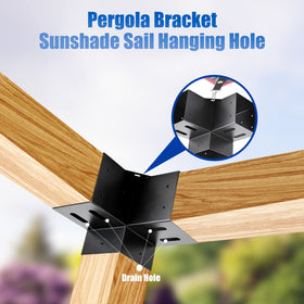 AXWHYS bracket with pre-drilled holes enables quick, precise assembly for DIY projects.