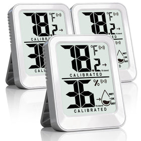 AyayaBoss 3 pack room thermometer displays real time readings for accurate monitoring