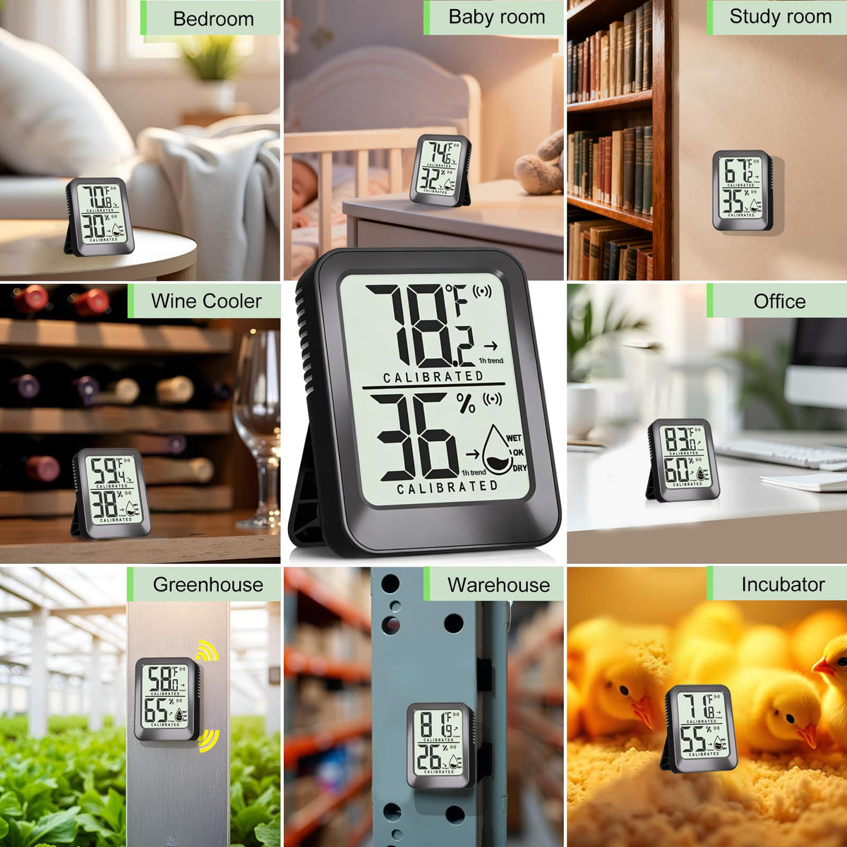AyayaBoss battery-included pack for ready-to-use humidity and temperature monitoring