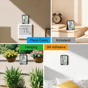 AyayaBoss compact kickstand and adhesive mount fit baby rooms and living spaces