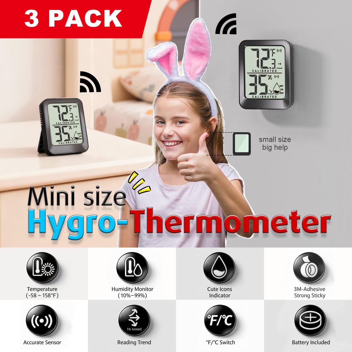 AyayaBoss real-time readings visualize temperature humidity trends for quick indoor adjustments