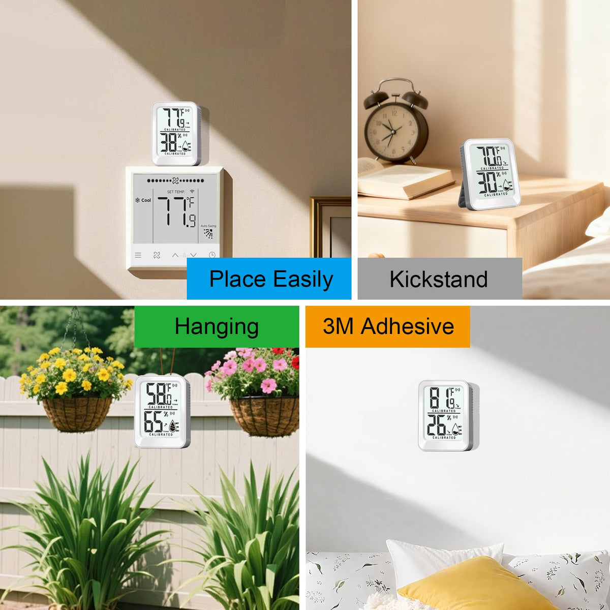 AyayaBoss wall mount with adhesive tapes for versatile placement