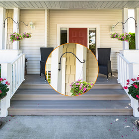 AYAYGD weather-resistant brackets withstand rain, wind, and sun over years.