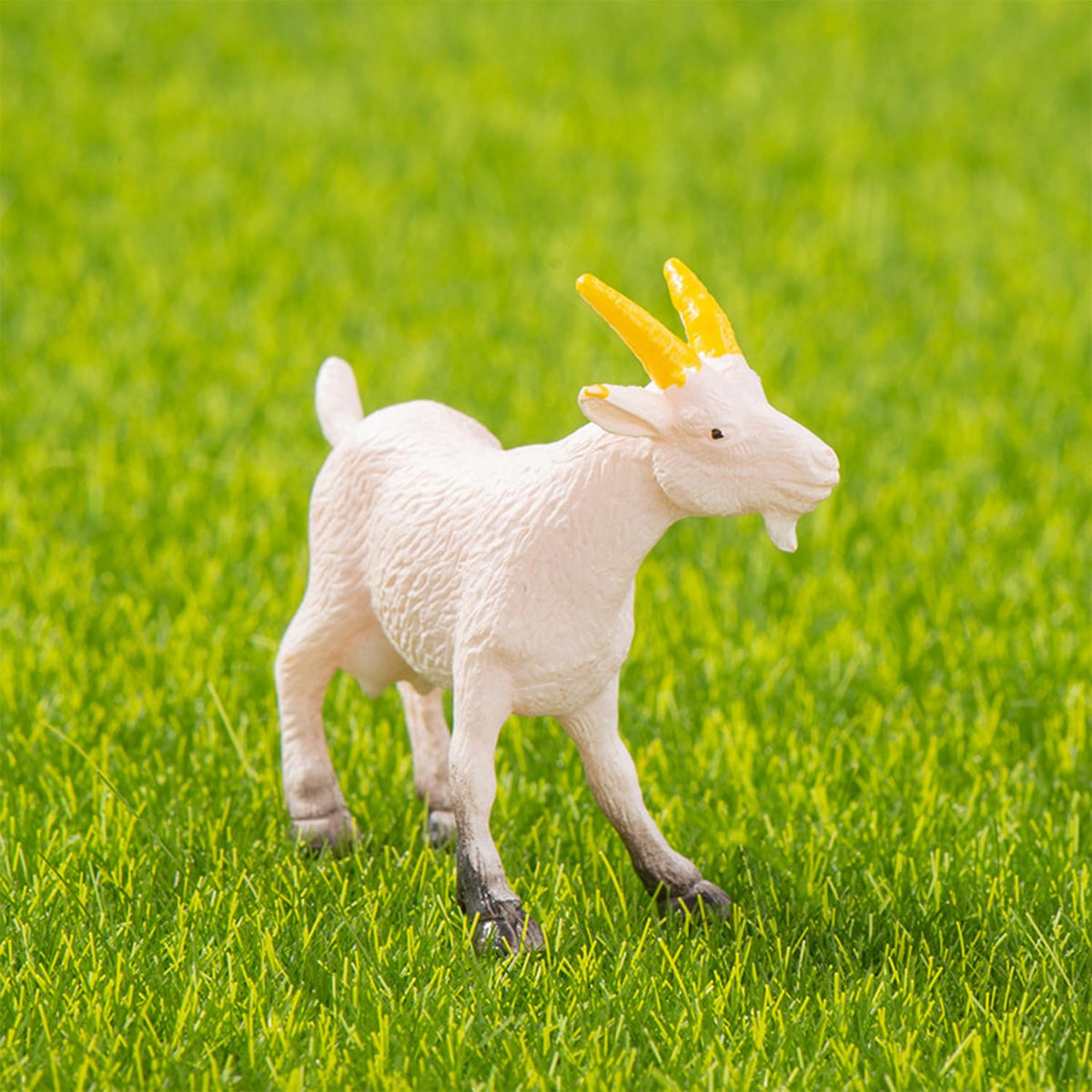 Aydinids miniature goat figurine decorating a cake or mini scene