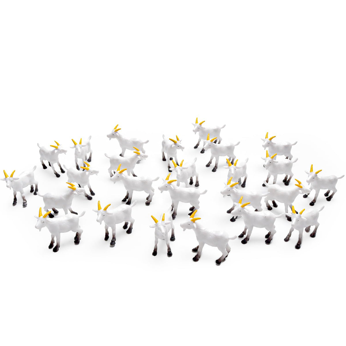 Aydinids miniature goat figurine close-up with hand-painted detail for terrariums