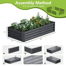 Ayen Guard outdoor vegetable bed in yard setting for cooking herbs.