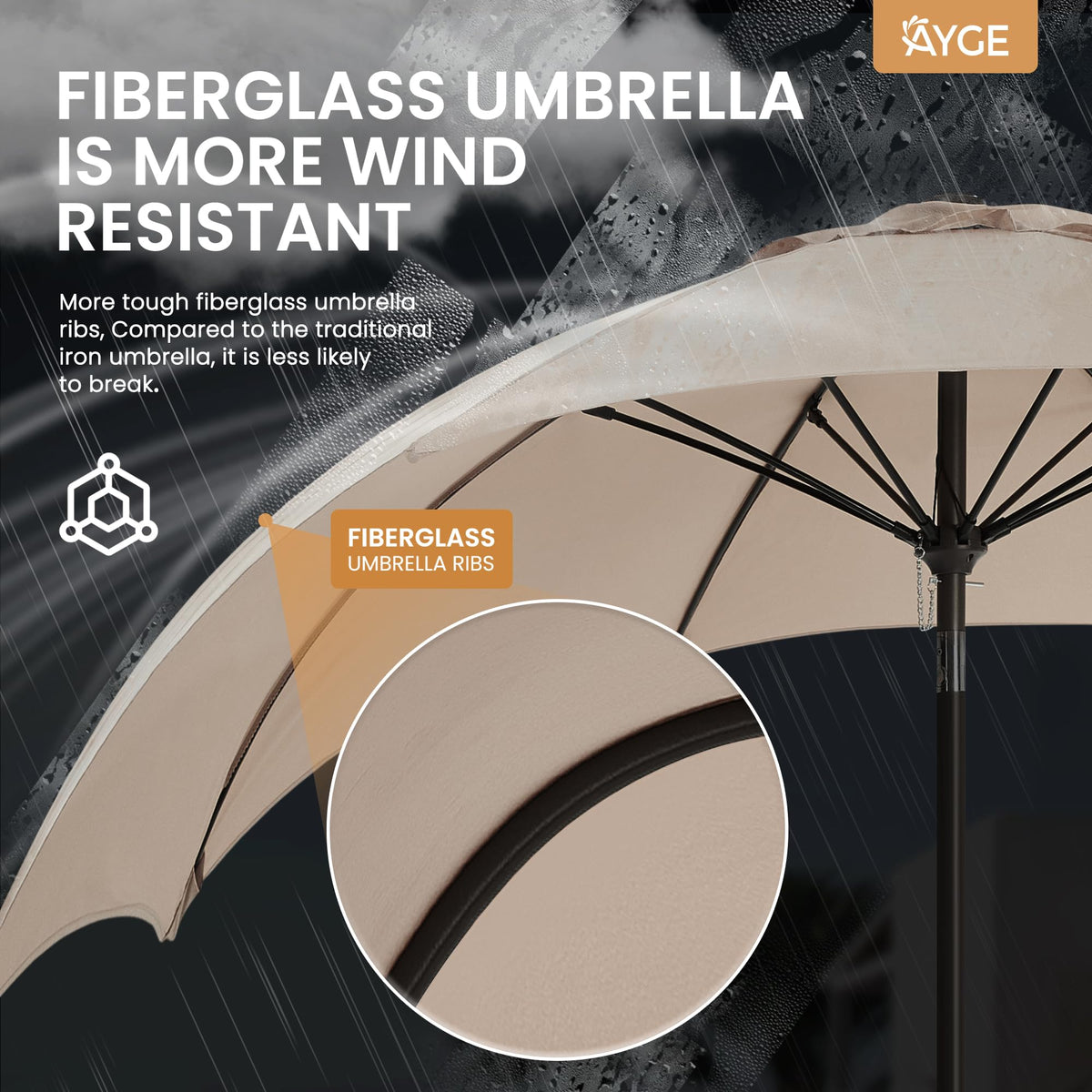 Ayge 45-degree tilt adjusts sun exposure with ease