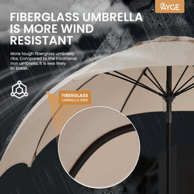 Ayge 45-degree tilt adjusts sun exposure with ease