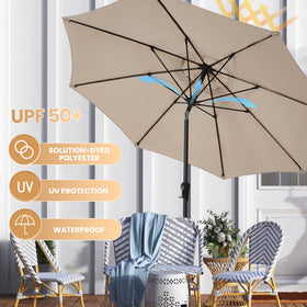 Ayge 9FT umbrella windproof design for breezy outdoor days.
