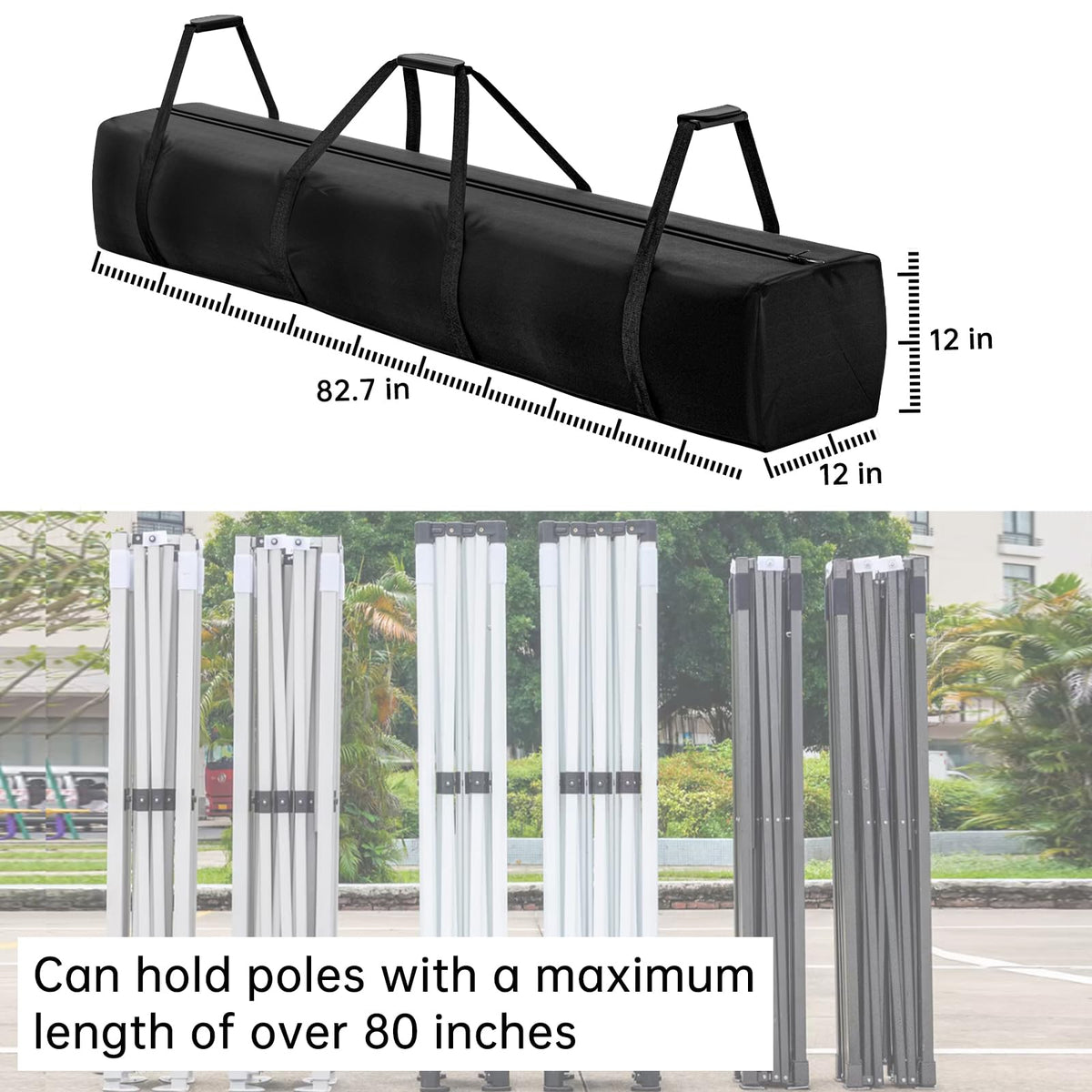 AYIXITIELU 600D water-resistant fabric bag protecting tents and poles
