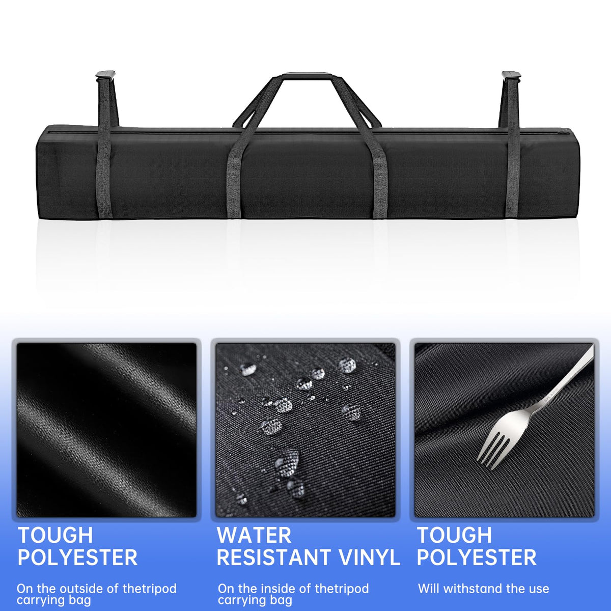 AYIXITIELU bag with reinforced handles and corners for heavy gear durability