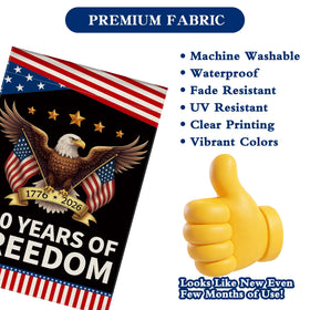 Aymolas durable flag with double stitching supports long-lasting outdoor display.